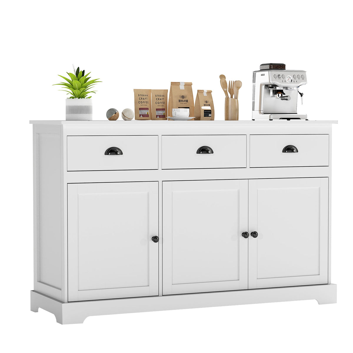 Goflame Sideboard Buffet Server Storage Cabinet Console Table