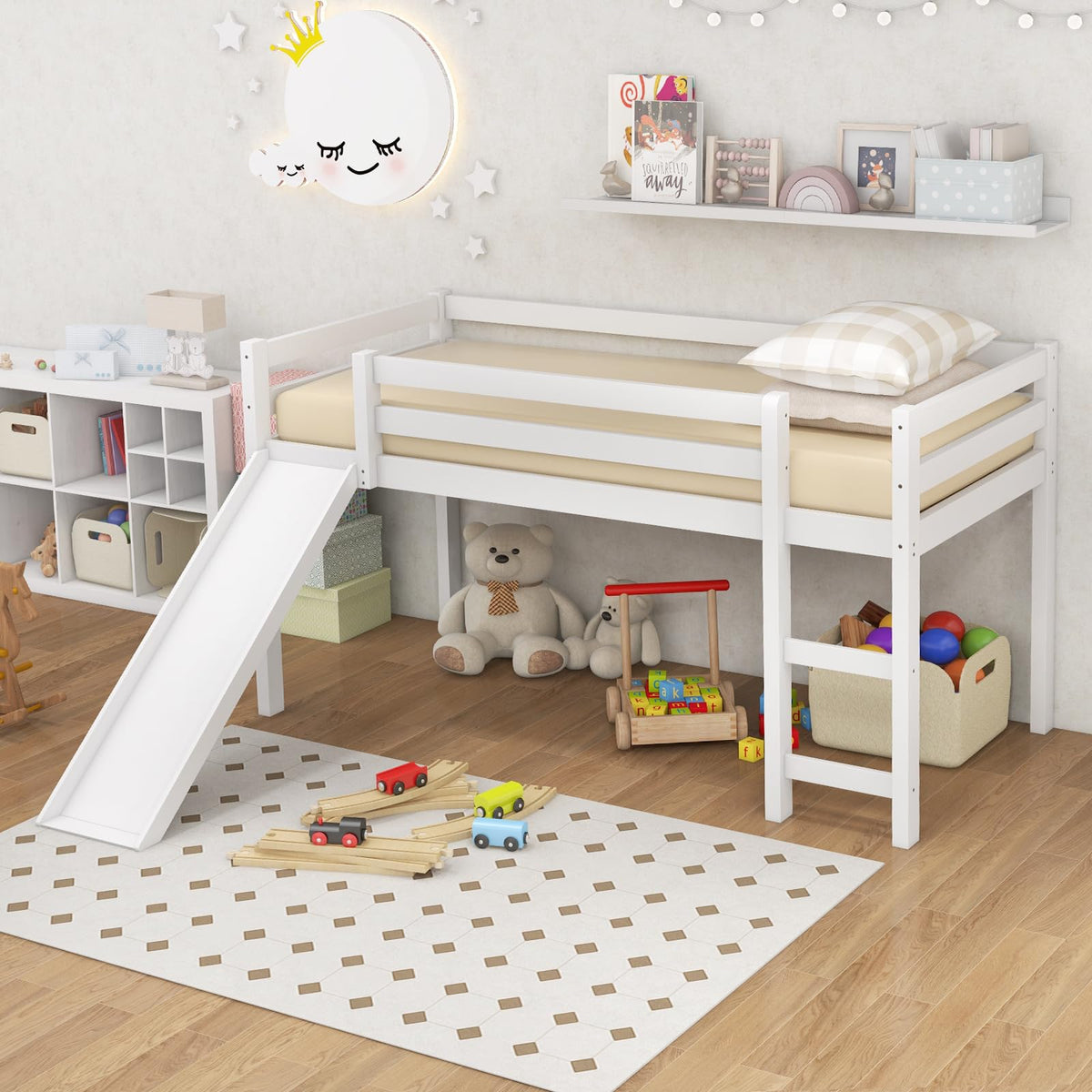 Goflame Loft Bed with Slide