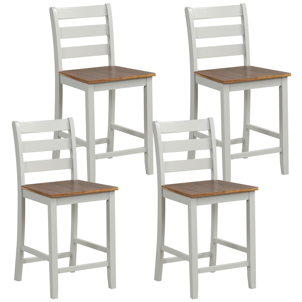 Goflame Counter Height Bar Stools Set