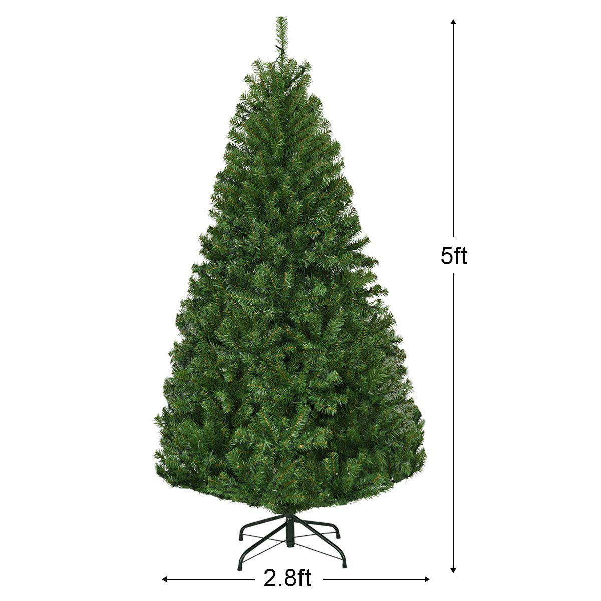 Goflame 5FT Pre-Lit Artificial Christmas Tree - GoflameUS