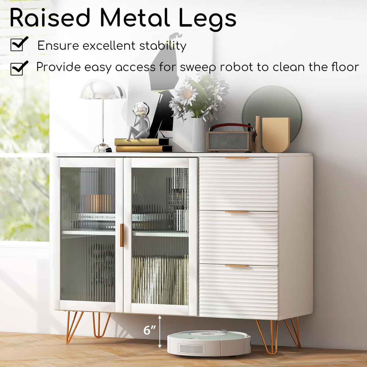 Goflame Buffet Cabinet with Storage