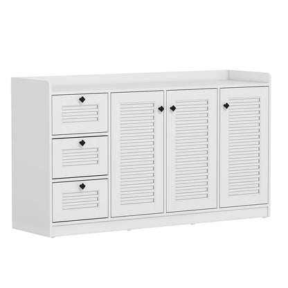 63” Buffet Cabinet with Storage, Large Sideboard with 3 Doors & 3 Drawers