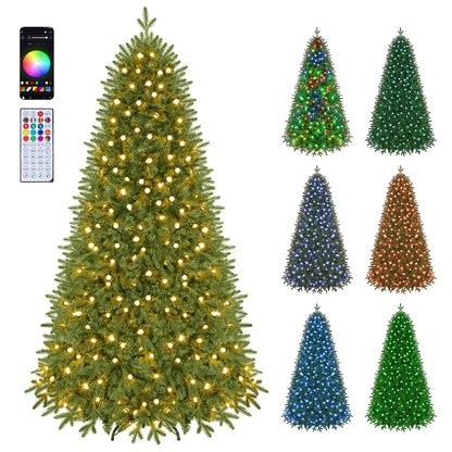 GOFLAME 6.3FT Pre-Lit Christmas Tree with Remote APP Control Timer