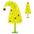 GOFLAME 3FT Pre-lit Whimsical Christmas Tree | Bendable Artificial Xmas Tree