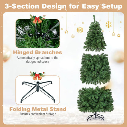 GOFLAME 6.3FT/7.5FT Pre-lit Pencil Christmas Tree with Remote & APP Control