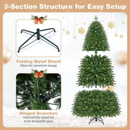 GOFLAME 6.3FT Pre-Lit Christmas Tree with Remote APP Control Timer