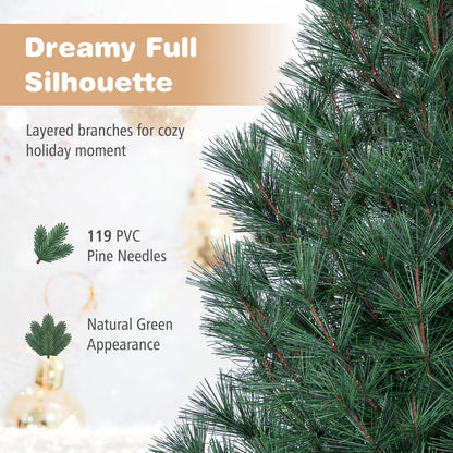 GOFLAME 3FT Mini Christmas Tree | Tabletop Xmas Tree with Vintage Pot