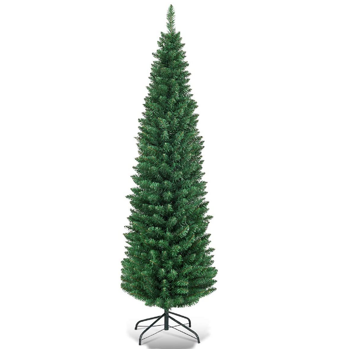 Pencil Christmas Tree, Artificial Slim Skinny Tree
