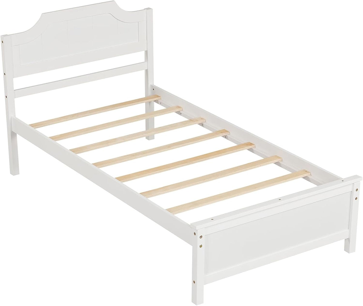 Goflame Queen/Twin/King/Full Size Wooden Bed Frame with Headboard
