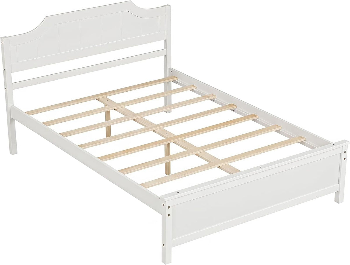 Goflame Queen/Twin/King/Full Size Wooden Bed Frame with Headboard