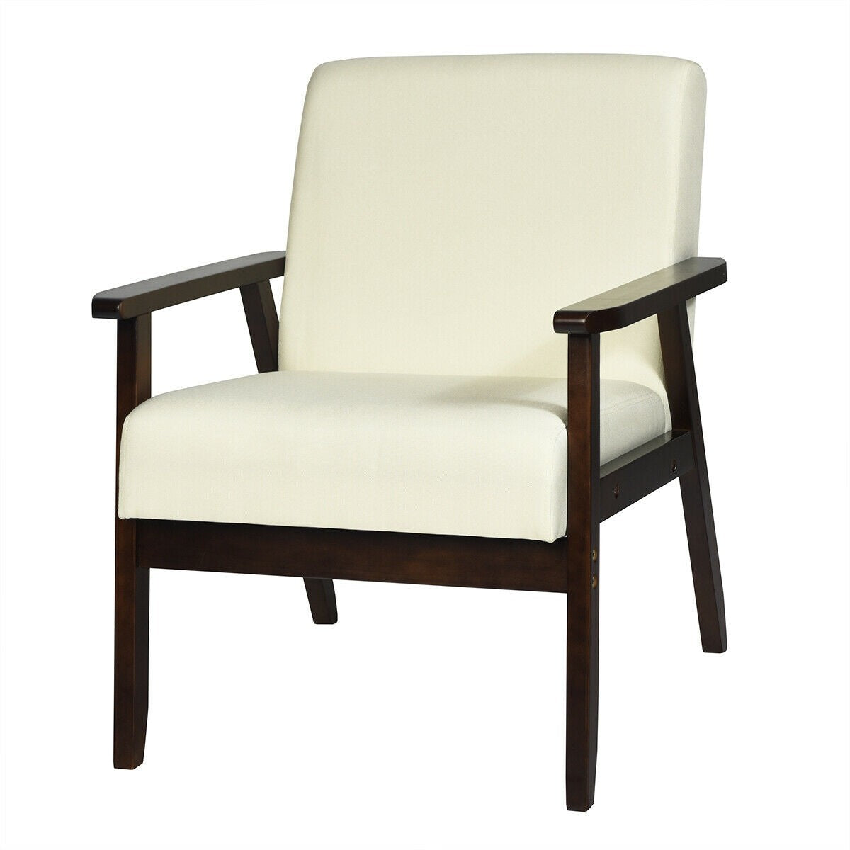 Mid-Century Modern Accent Chair for Living Room - Goflameus