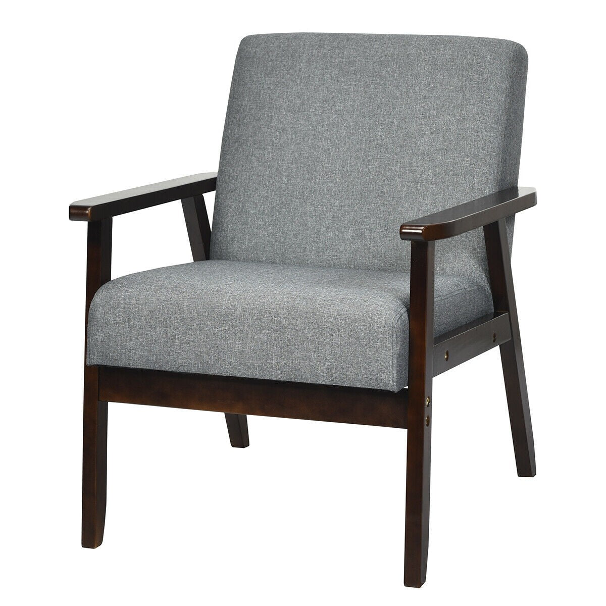 Mid-Century Modern Accent Chair for Living Room - Goflameus