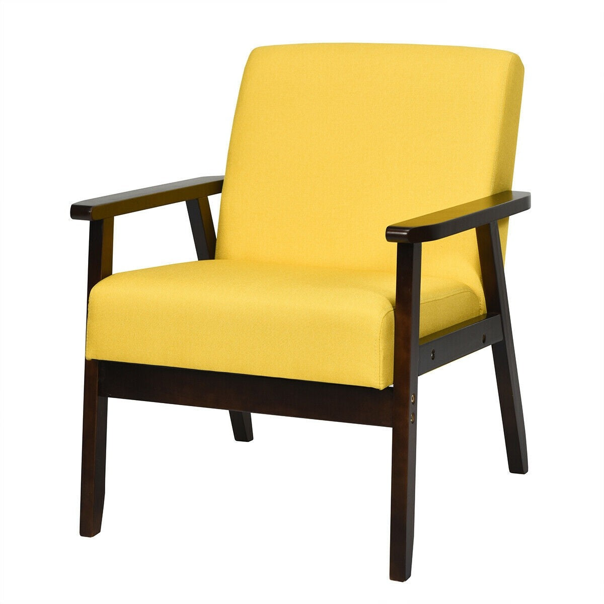 Mid-Century Modern Accent Chair for Living Room - Goflameus