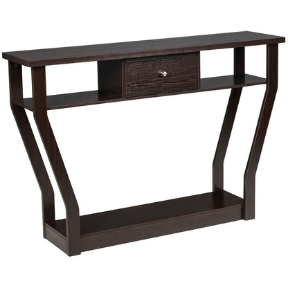 Console Table Modern Easy Assembly Entryway Table