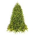 7.5ft Prelit Christmas Tree, Premium Hinged Artificial Fir Tree - GoflameUS
