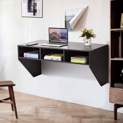 Goflame Wall Mounted Desk Floating Computer Desk