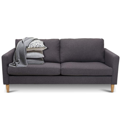 Goflame Modern Upholstered Accent Sofa, Fabric Futon Sofa Bed