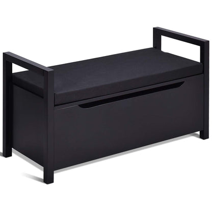 Goflame Shoe Storage Bench with Cushion