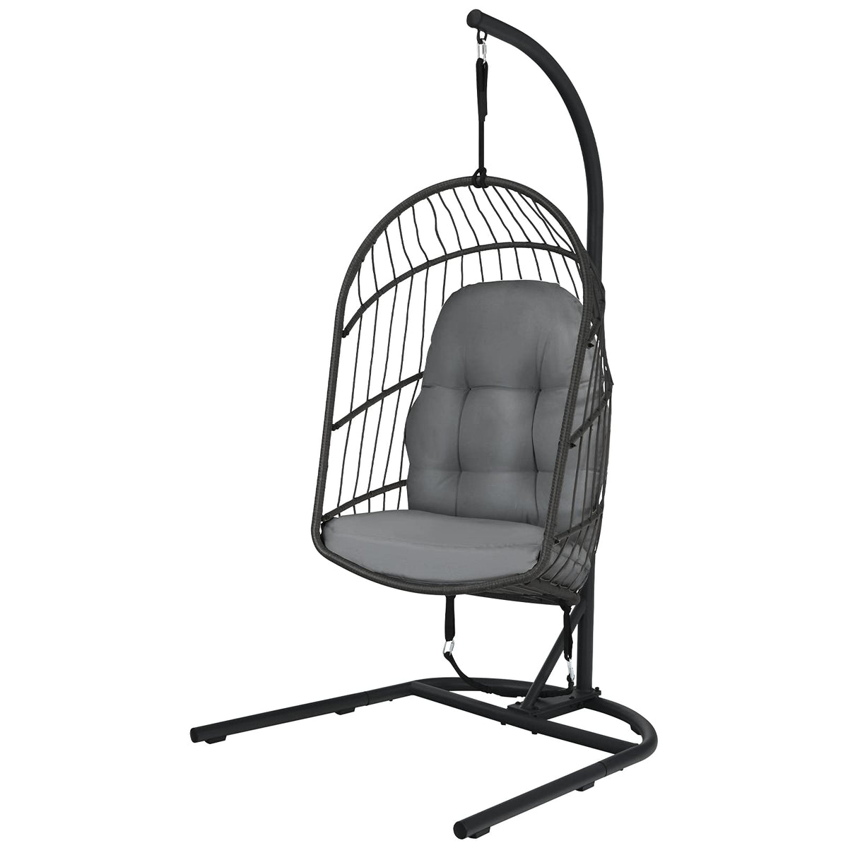 Goflame Hanging Egg Chair with Stand