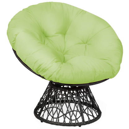 Goflame Rattan Round Papasan Chair