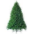 7.5ft Unlit Artificial Christmas Tree, Premium Hinged Fir Tree - GoflameUS