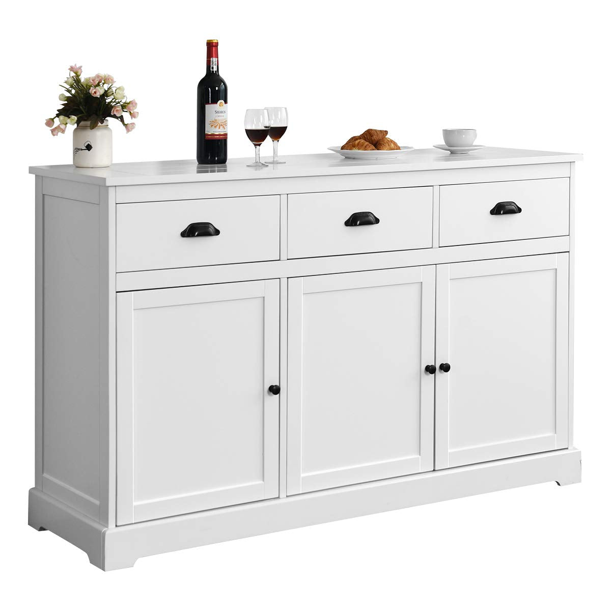 Goflame Sideboard Buffet Server Storage Cabinet Console Table