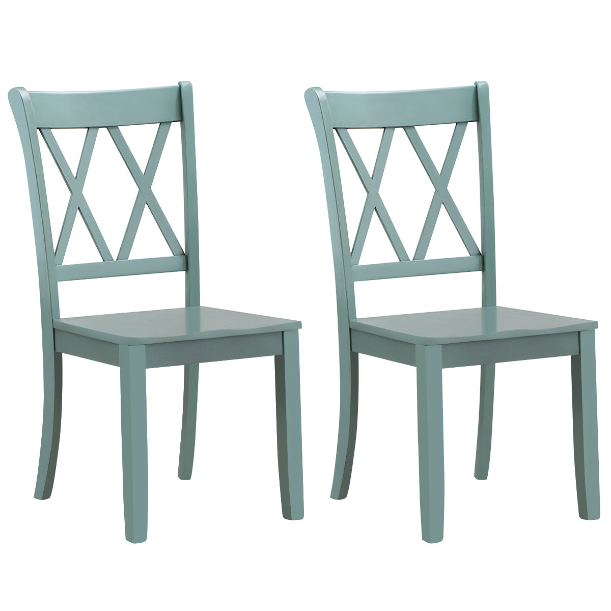 Goflame Rubber Wood Dining Room Side Chair