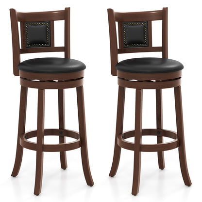Goflame Swivel Bar Stools Set