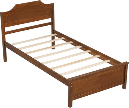 Goflame Queen/Twin/King/Full Size Wooden Bed Frame with Headboard
