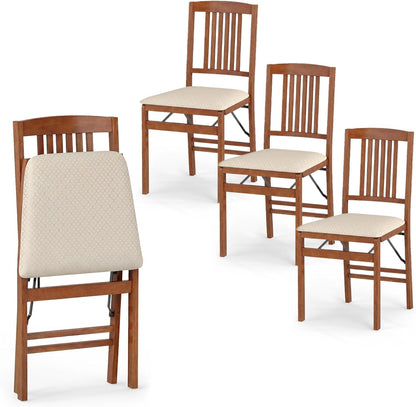 Goflame Folding Dining Chairs Set (2/4)