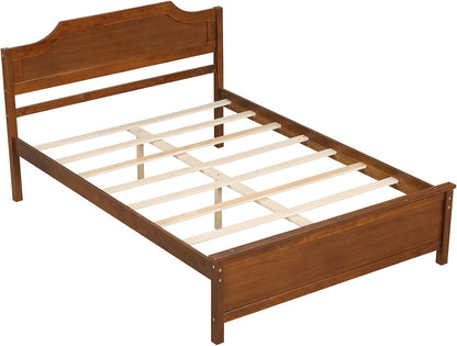 Goflame Queen/Twin/King/Full Size Wooden Bed Frame with Headboard