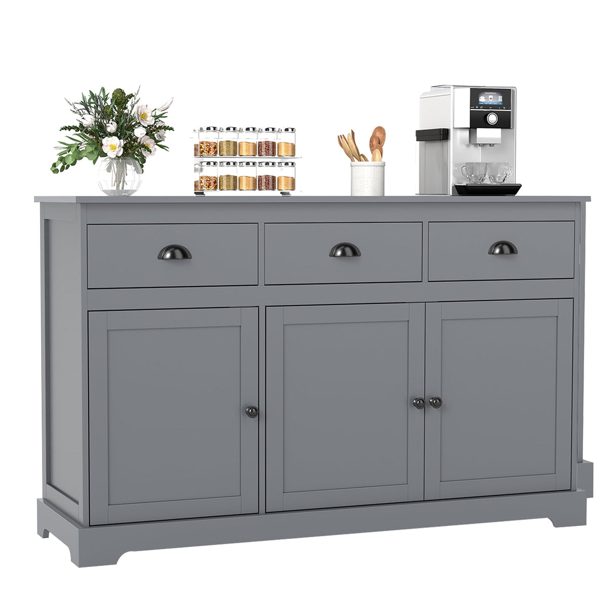 Goflame Sideboard Buffet Server Storage Cabinet Console Table