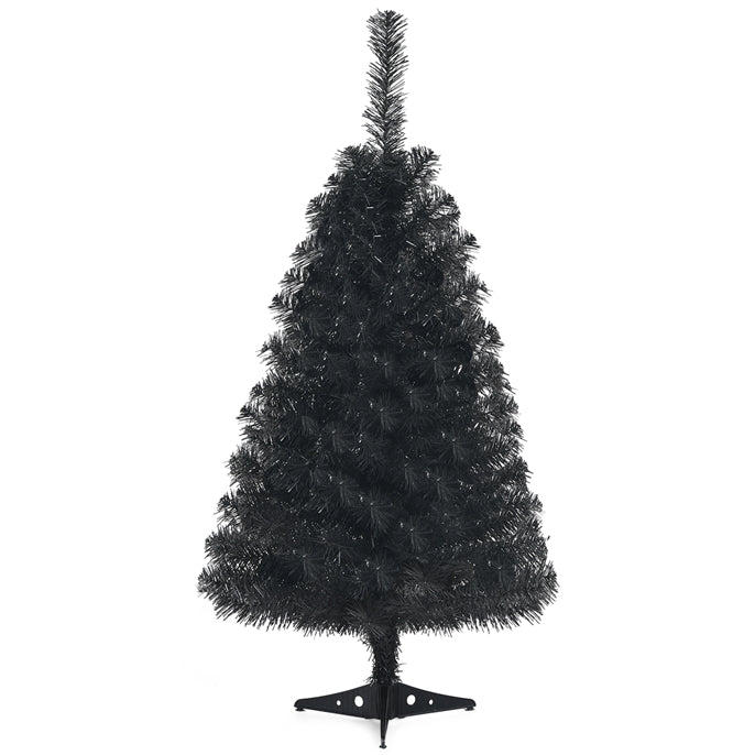GOLFLAME 3FT Artificial Christmas Tree, Premium Mini Xmas Pine Tree with Stand Base Thicken Tips