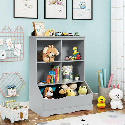 3 Shelf 4 Cube Units, Storage Bins Cubbies for Kids????? Collections - Goflameus