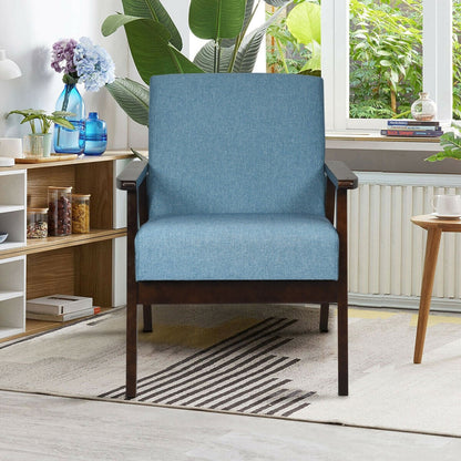 Mid-Century Modern Accent Chair for Living Room - Goflameus