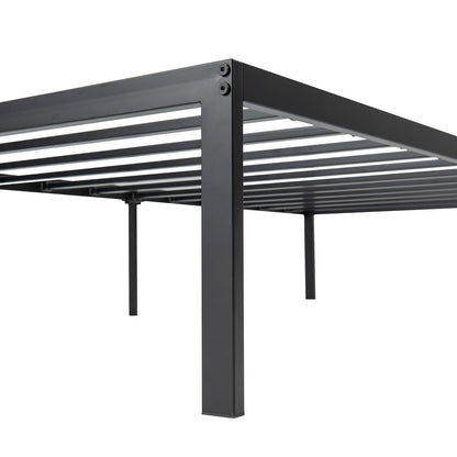 14” Twin Size Bed Frame, Metal Platform Bed Frame with Heavy Duty Steel Slat Support