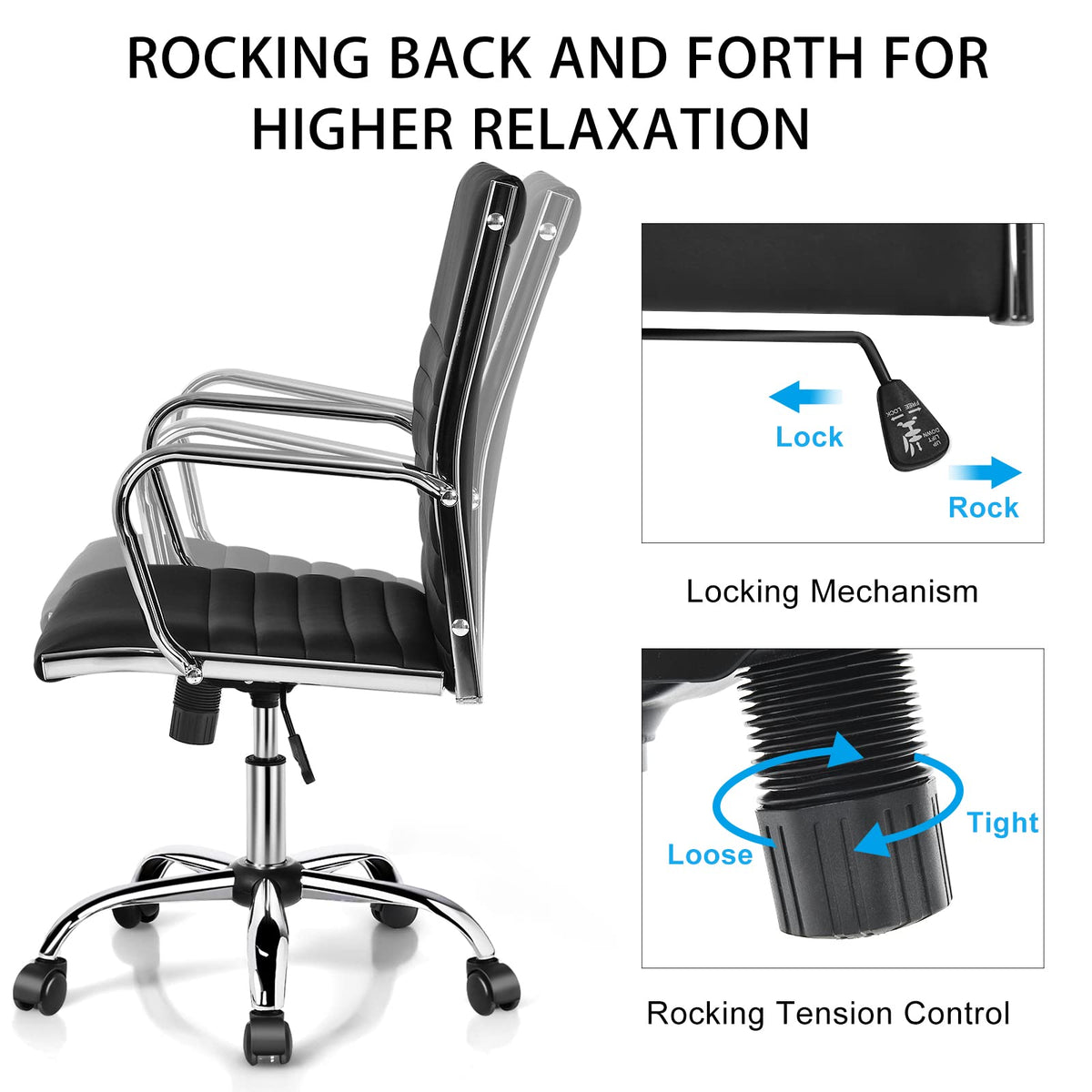Ergonomic High Back Executive Conference Chair - Goflame