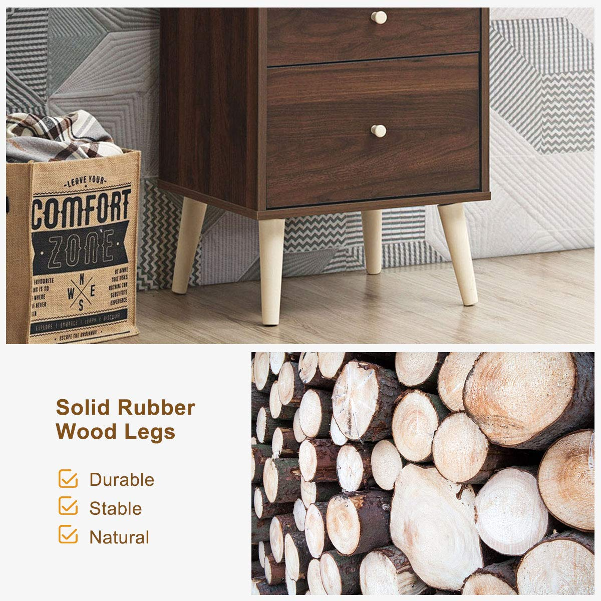 Goflame Hallway Storage Cabinet Organizer Beside End Table