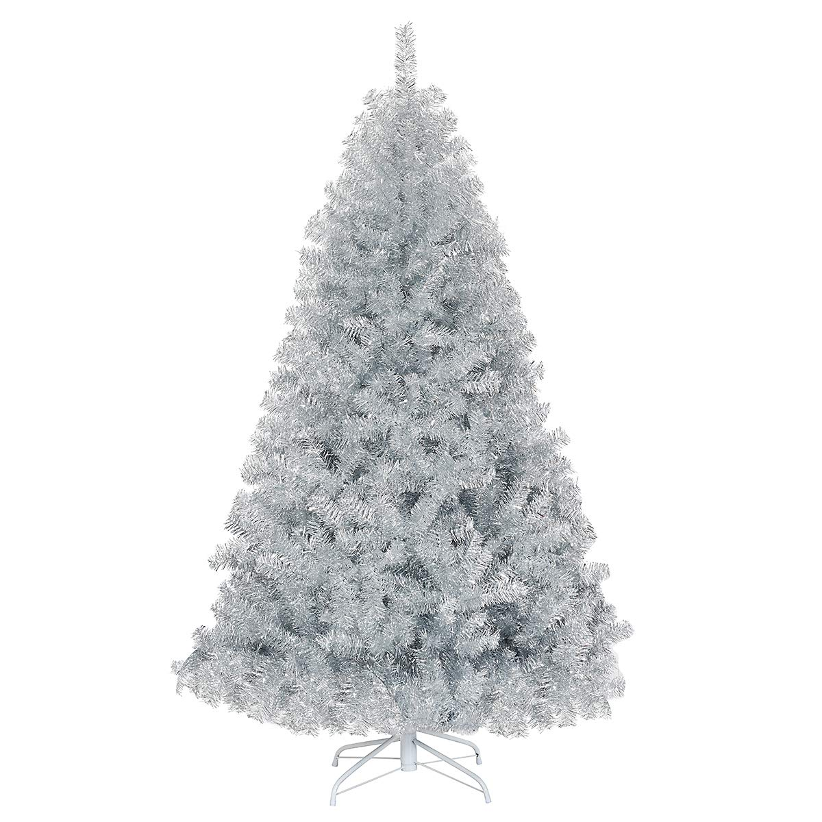 Goflame Unlit Artificial Christmas Tree, 100% New PVC Material, Xmas Tree for Indoor and Outdoor Decoration - GoflameUS