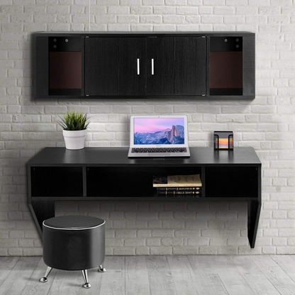 Goflame Wall Mounted Desk Floating Computer Desk