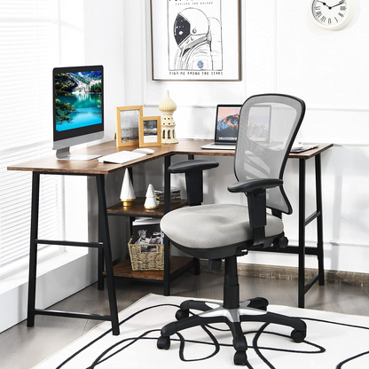 Goflame Seat Tilt Adjustment Office Chair for Working Studying Gaming
