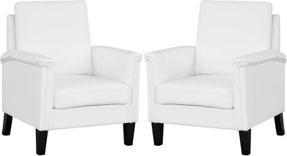 Goflame Upholstered Accent Chair with Floral Pattern