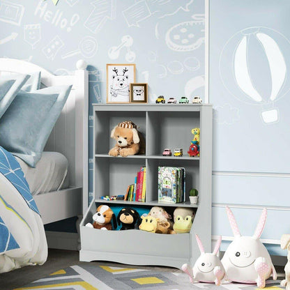 3 Shelf 4 Cube Units, Storage Bins Cubbies for Kids????? Collections - Goflameus