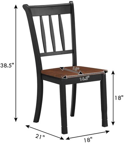 Solid Wood Whitesburg Dining Chairs Set of 4 - Goflameus