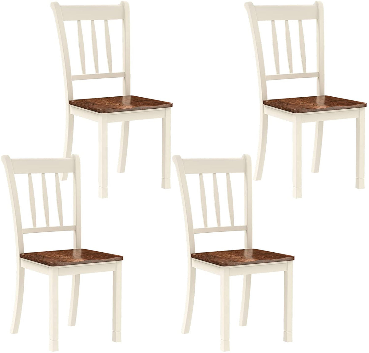 Solid Wood Whitesburg Dining Chairs Set of 4 - Goflameus
