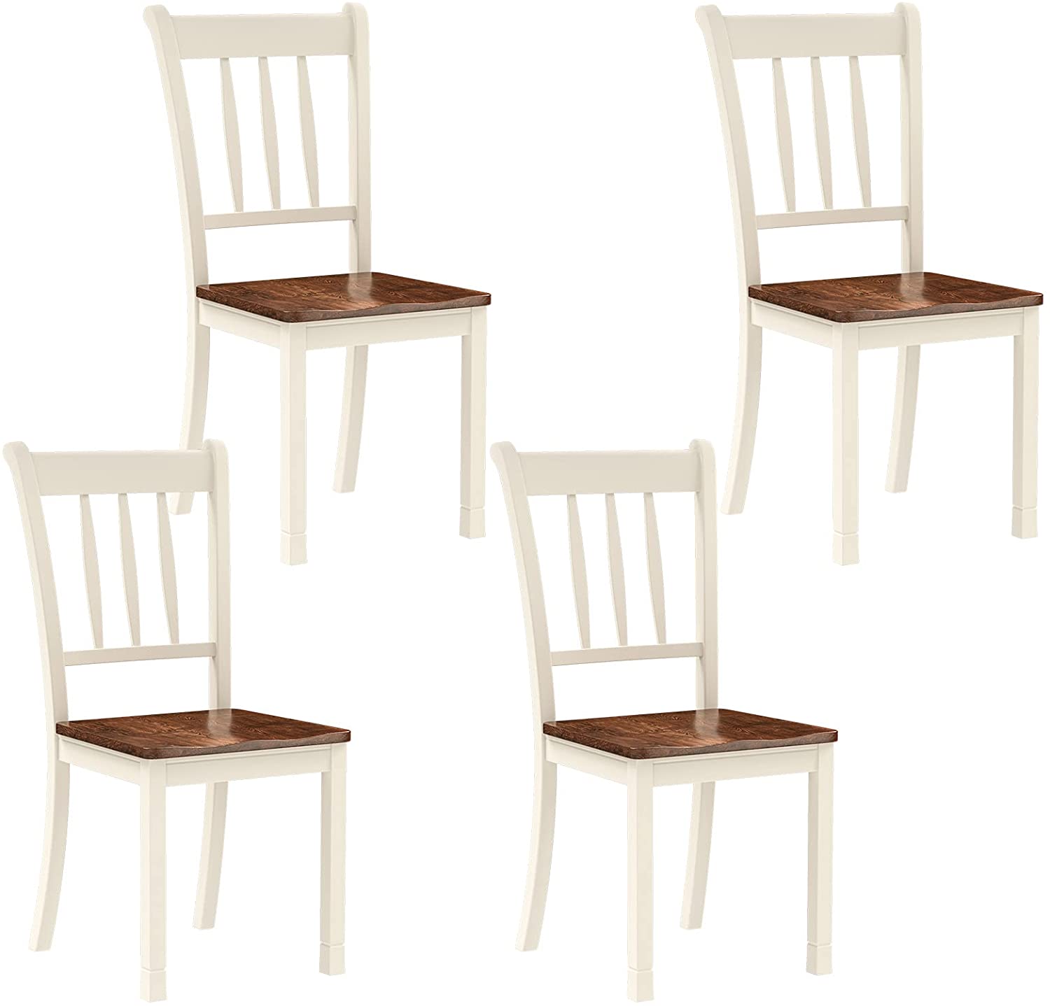Solid Wood Whitesburg Dining Chairs Set of 4 - Goflameus