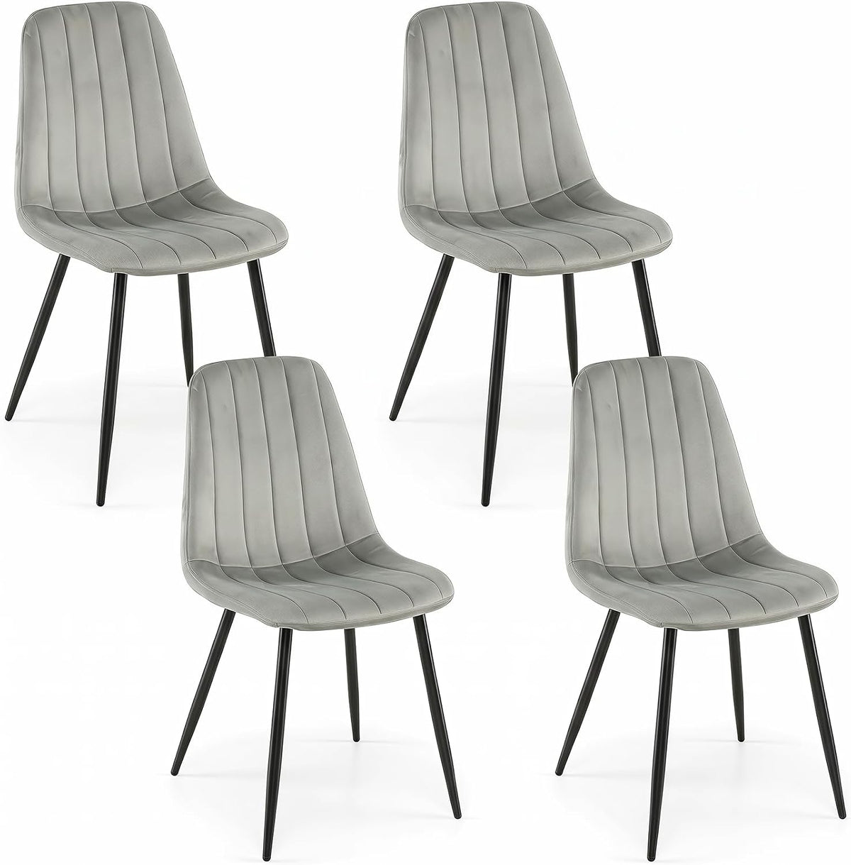 Goflame Upholstered Dining Chairs Set of 4