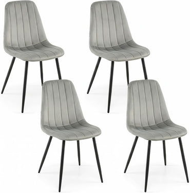 Goflame Upholstered Dining Chairs Set of 4