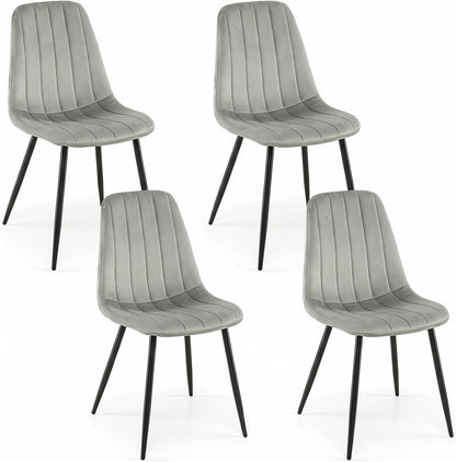 Goflame Upholstered Dining Chairs Set of 4