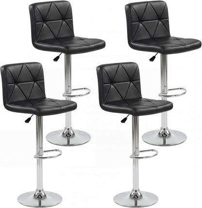 Goflame Modern Faux Leather Upholstered Counter Height Barstools Set of 2/4